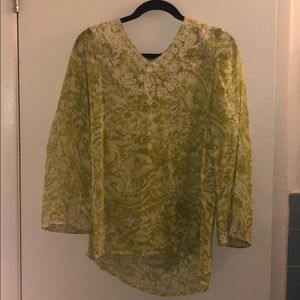 Light green long sleeve